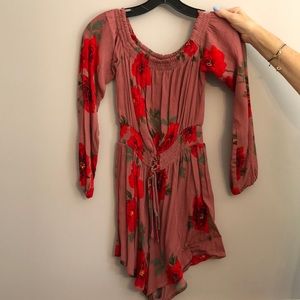 Kendal and Kylie floral romper